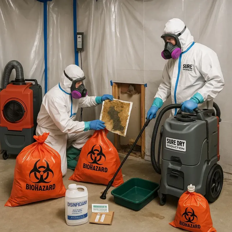 Contaminated Water Handling Protocols process in Langhorne Manor, PA