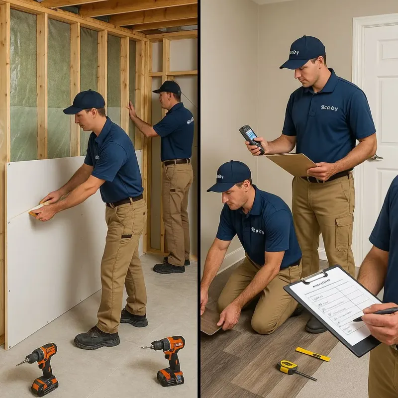 Repairs and Reconstruction process in Langhorne Manor, PA