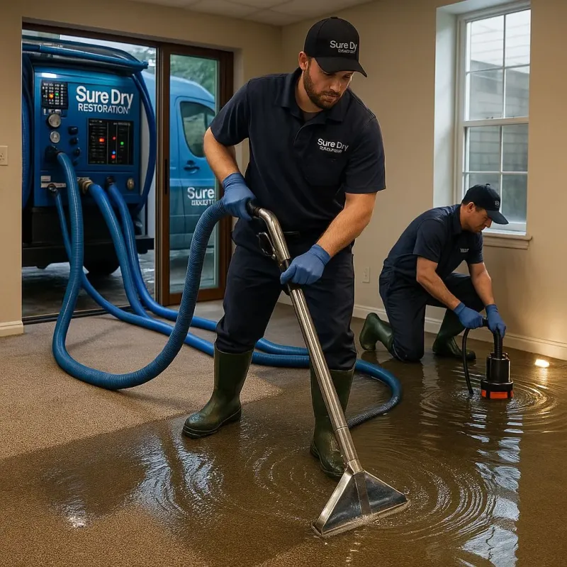 Water Extraction and Removal process in Langhorne Manor, PA